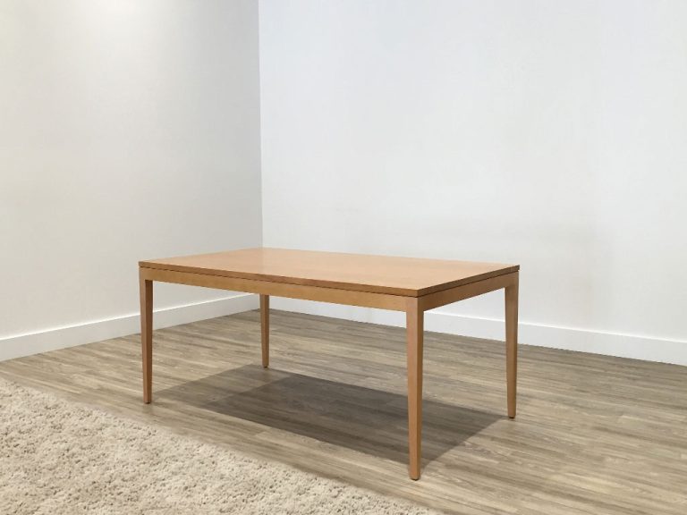 modern 1.6 metre dining table toned to customer timber honey selection