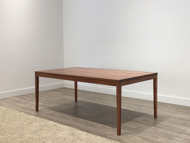 2 metre slim modern dining table with 4 legs made in australia