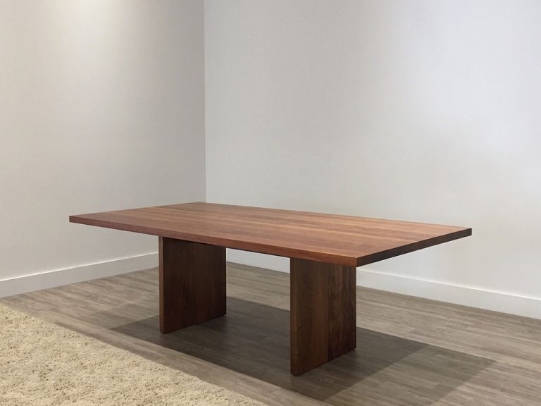 8 seater modern solid timber dining table australian made