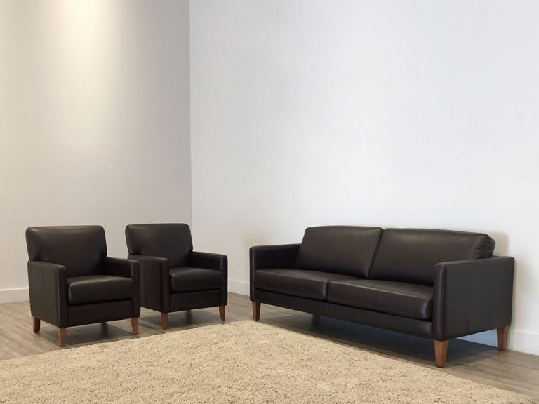 different design made in the same leather for a custom leather lounge suite, made in australia