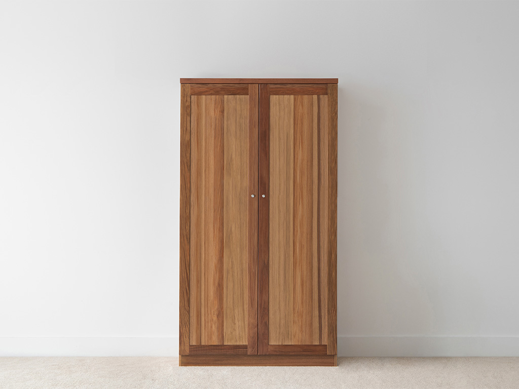 tasmanian blackwood timber dallis freestanding wardrobe