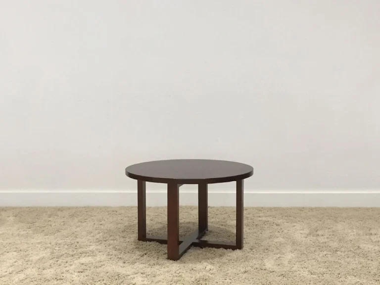 custom made coffee table adelaide with round top