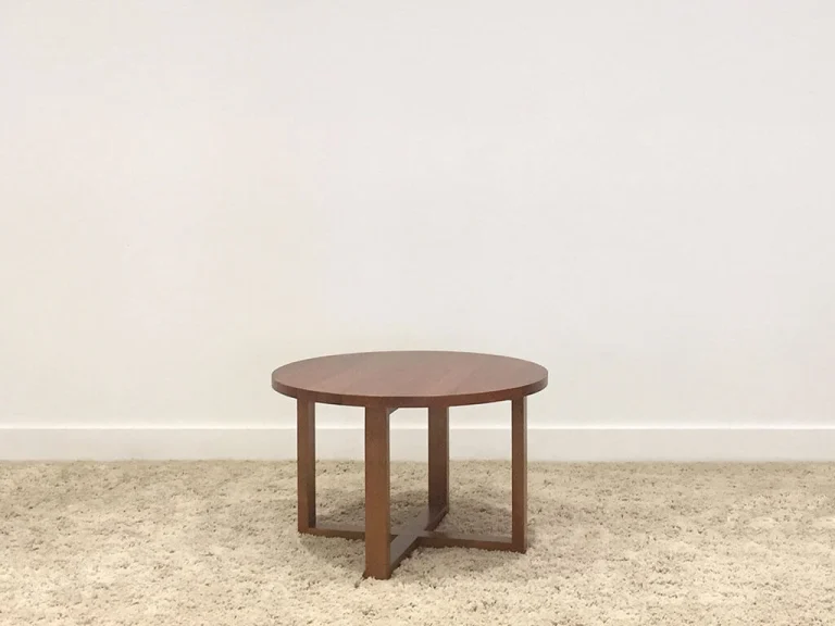 tasmanian blackwood two toned round coffee table