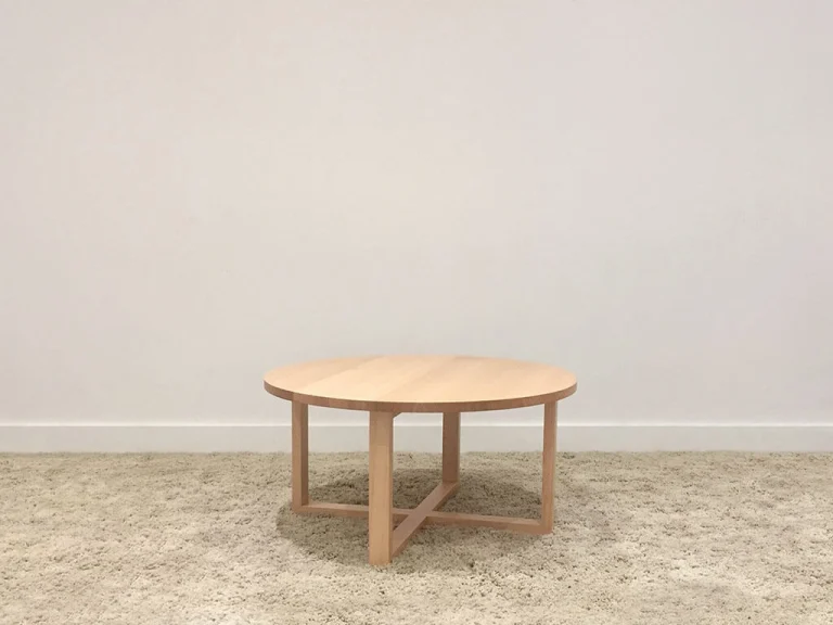 australian mountain round timber coffee table