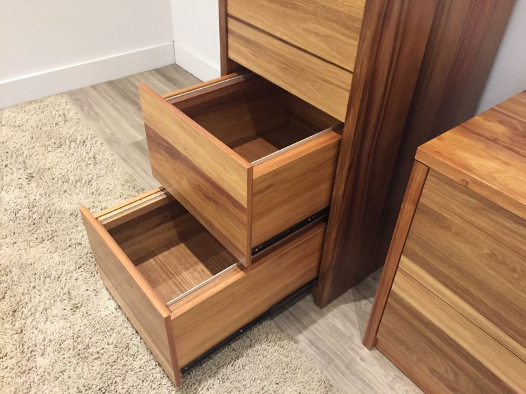 tasmanian blackwood timber filing cabinet custom made to order with drawer storage