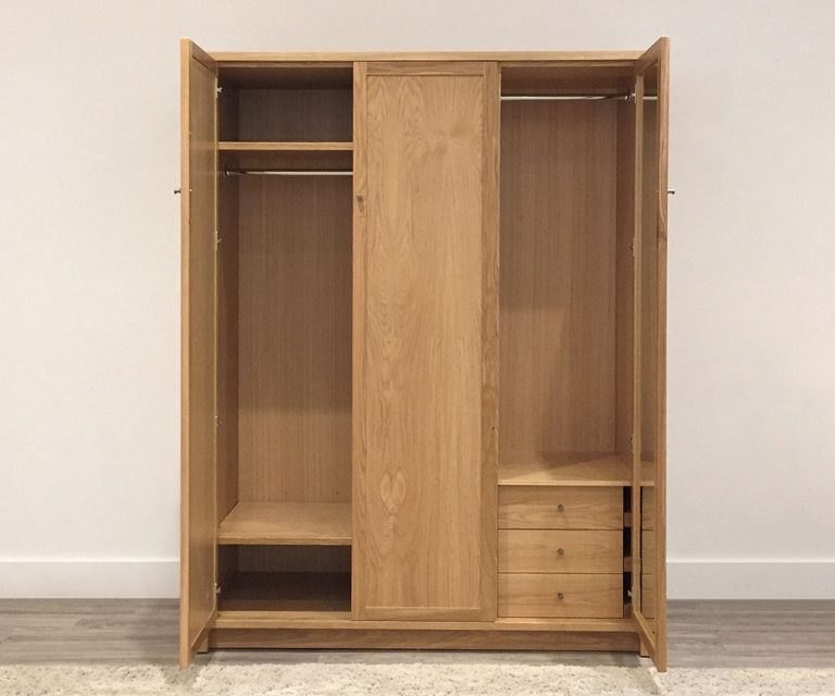 custom storage for large freestanding wardrobe made in adelaide