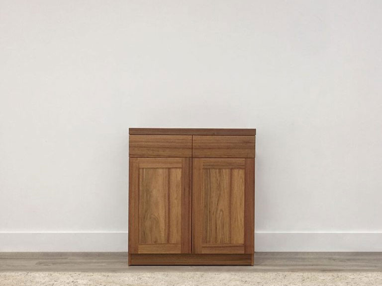 small buffet added height timber