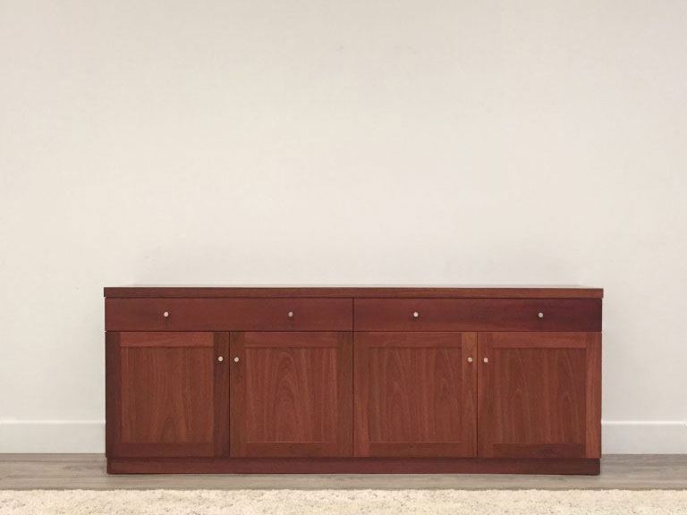 australian timber buffet with 4 doors and two wide drawers full base made in adelaide