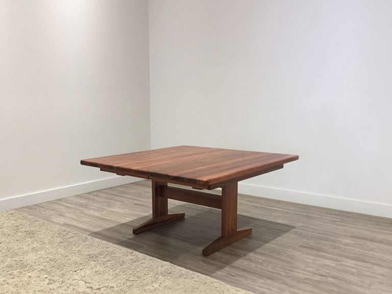 square extendable dining table tasmanian blackwood