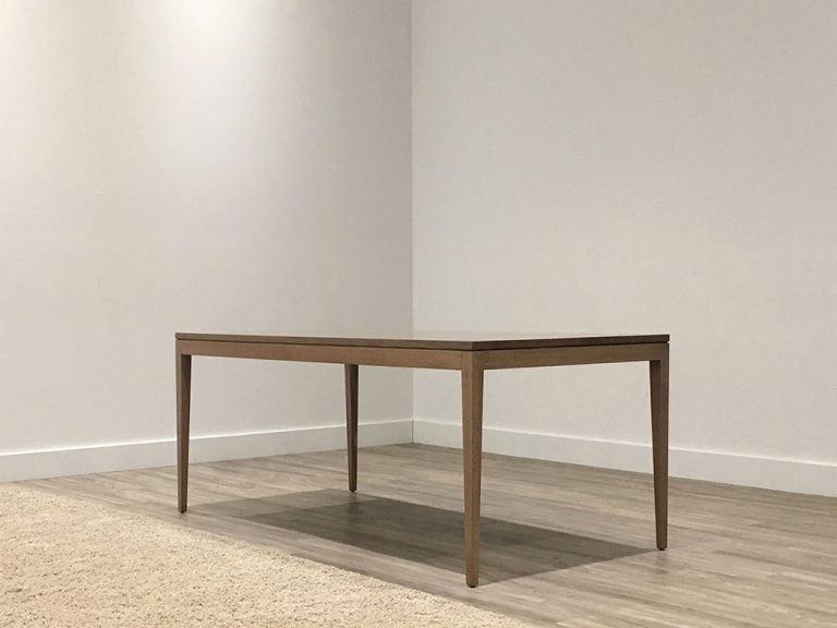 austalian made solid timber dining table slim line