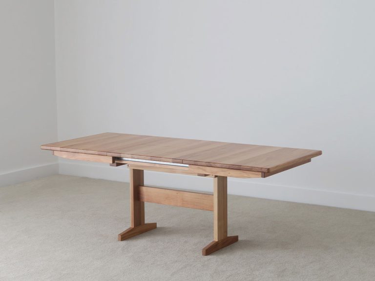 Solid Timber Extension Dining Table opening to 2.1 metres